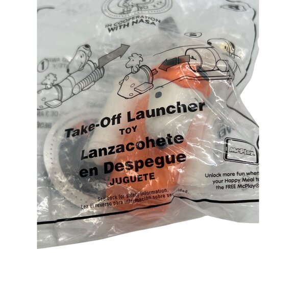 Peanuts X NASA Take-Off Launcher Happy Meal Toy #8 Snoopy Woodstock New Sealed - Picture 4 of 5